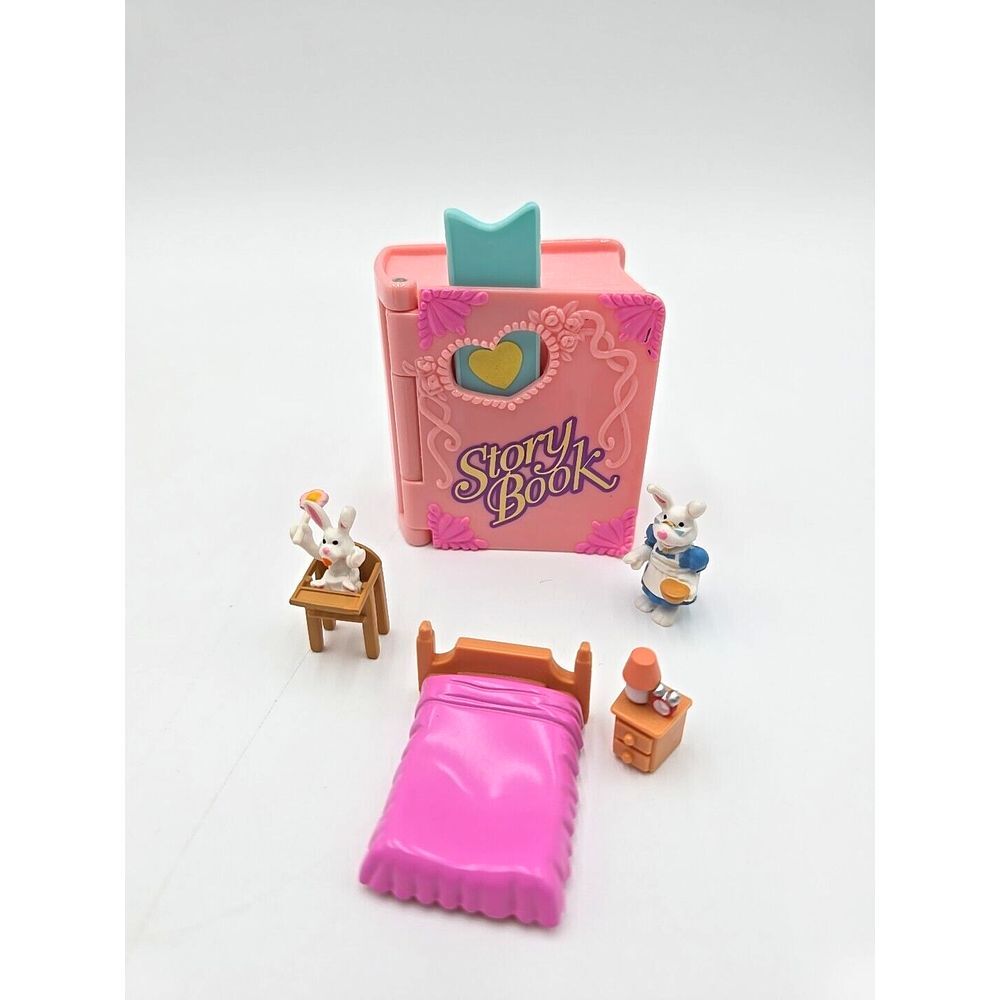 Vtg 1996 Littlest Pet Shop Mini Surprise Families Rabbit‎ Baby Story Complete